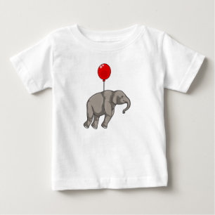 Elefant med Balloon T Shirt