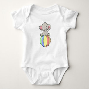 Elefant med Balloon T Shirt