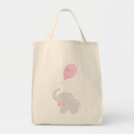 Elefant med Balloon Tygkasse