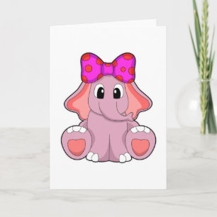 Elefant med band kort
