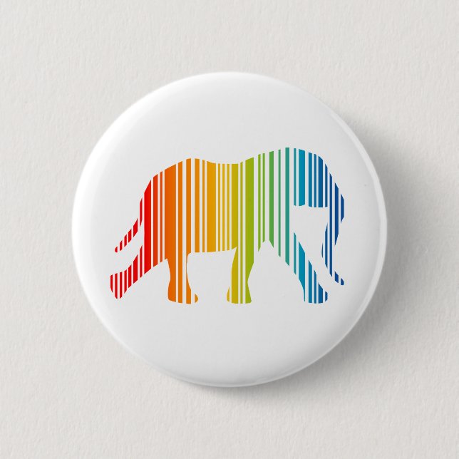 Elefant med Färg Pub-kod Knapp (Framsida)