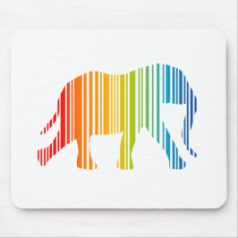 Elefant med Färg Pub-kod Musmatta