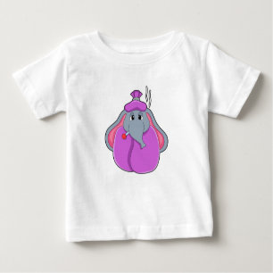 Elefant med febertermometer t shirt