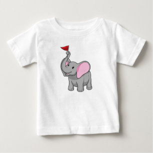 Elefant med flagga t shirt