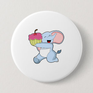 Elefant med kummel knapp