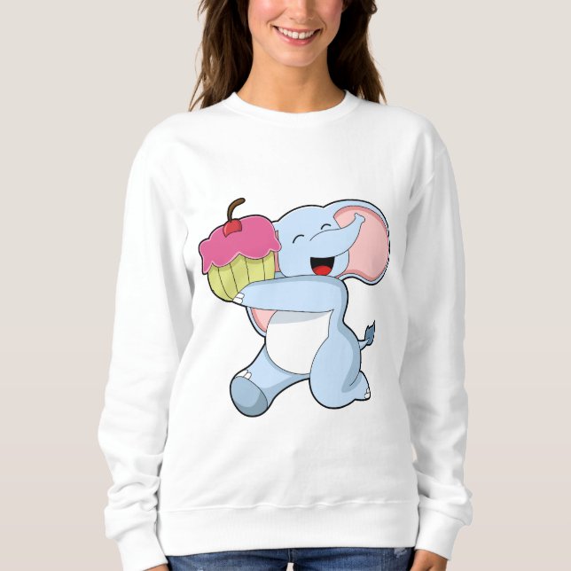 Elefant med kummel t shirt (Framsida)