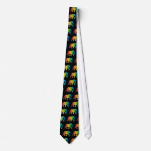 Elefant med pixlar slips