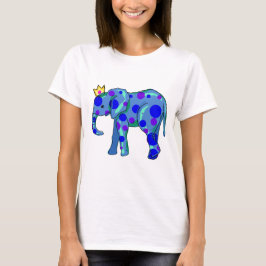 Elefant med Polka dots och Finare Krona T Shirt