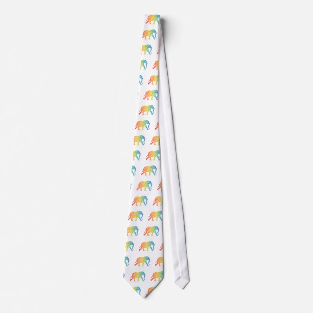 Elefant med punkter slips (Framsida)