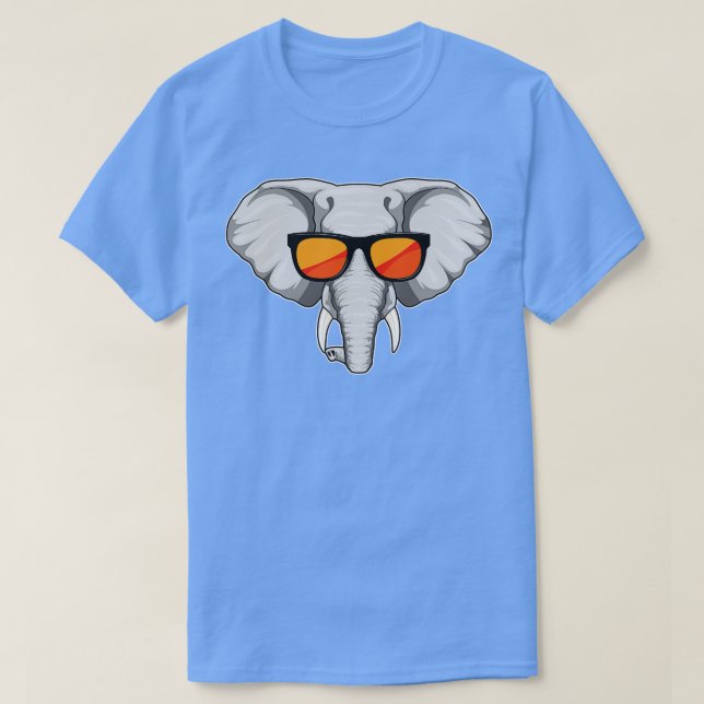 Elefant med solglasögon t shirt (Design framsida)