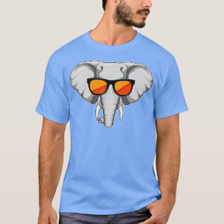 Elefant med solglasögon t shirt