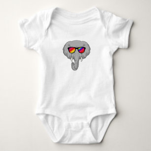 Elefant med solglasögon t shirt