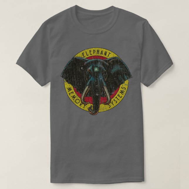 Elefant Memory Systems 1980 T Shirt (Design framsida)