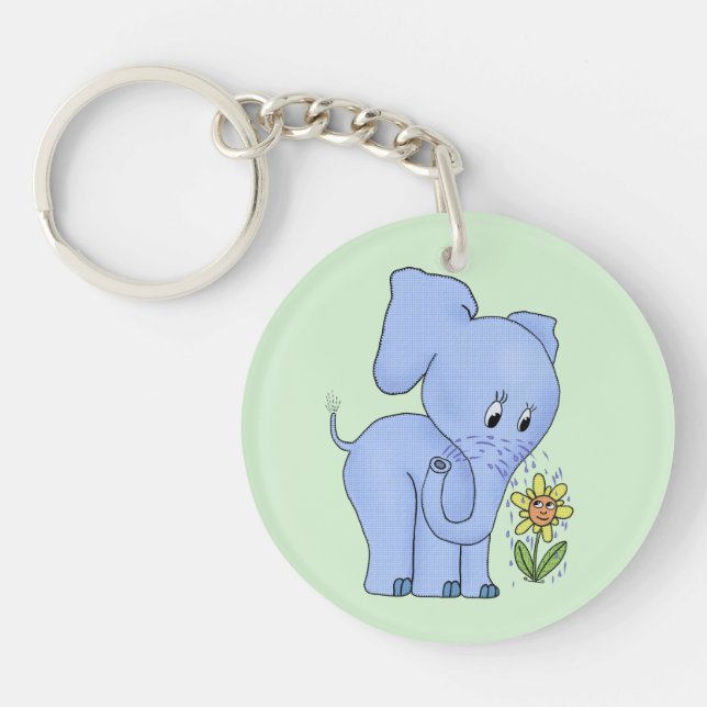 Elefant mit Blume (Framsidan)