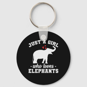 Elefant mit Herz Lust a Girl som kärlek Elephants Nyckelring