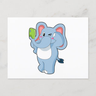 Elefant Mobil Vykort