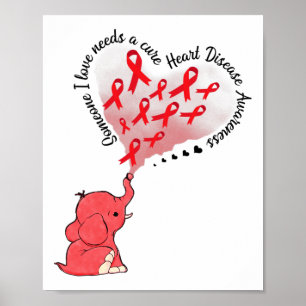 Elefant Någon jag älskar behöver en botemedel hjär Poster