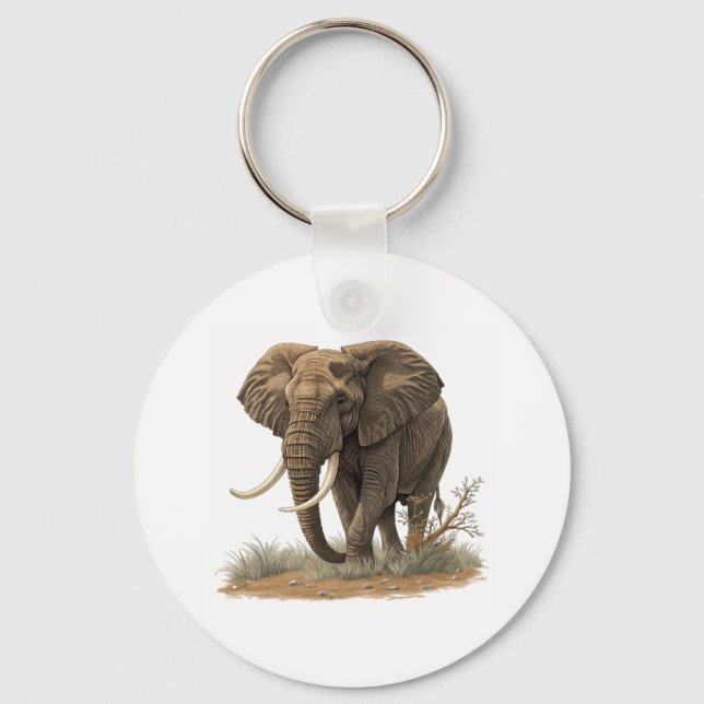 Elefant Nyckelring (Framsida)