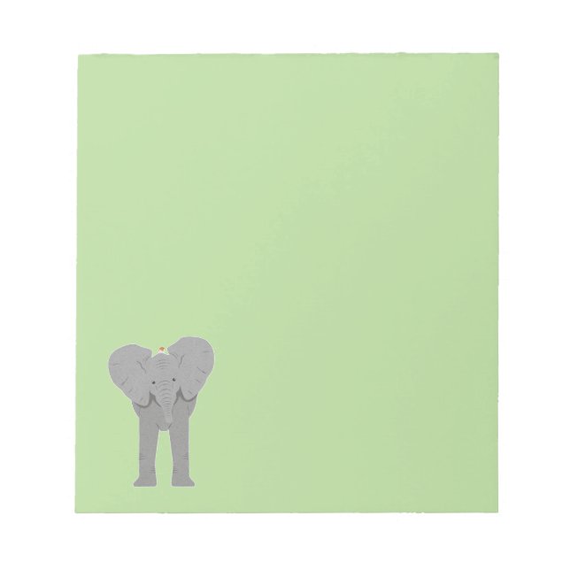 elefant och fågel anteckningsblock (Framsida)