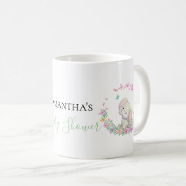 Elefant och fjärilar Kaffe Mugg