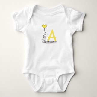 Elefant- och för gulthjärtaballong Monogram T Shirt