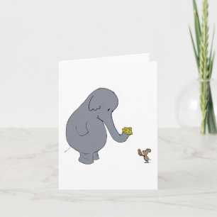 Elefant och mus kort