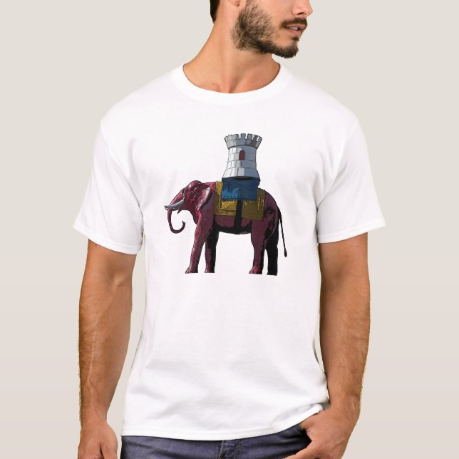 Elefant- och slottdesign (London) Tröja (Framsida)