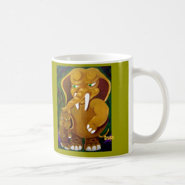 Elefant och Son Kaffemugg (Höger)