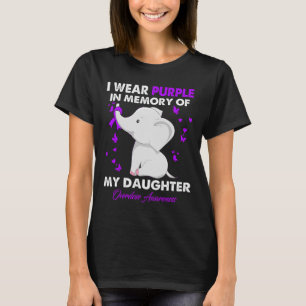 Elefant överdosering Medvetenhet I Bära Lila för m T Shirt
