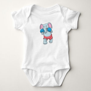 Elefant på Boxing med Boxinghandskar T Shirt