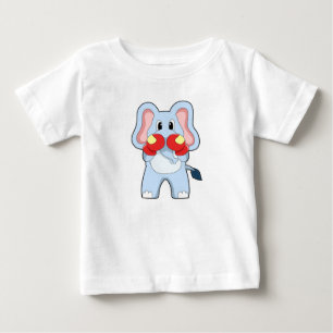 Elefant på Boxing med Boxinghandskar T Shirt