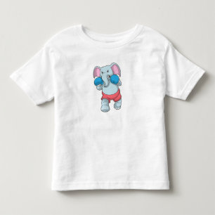 Elefant på Boxing med Boxinghandskar T Shirt