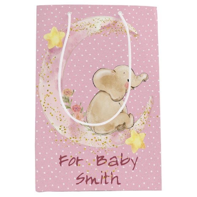 Elefant på en Crescent Måne (Framsidan)