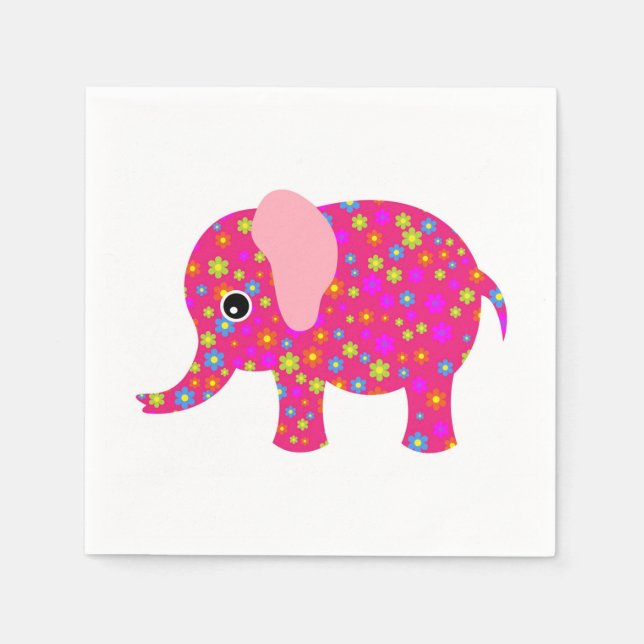 Elefant Pappersservett (Framsidan)