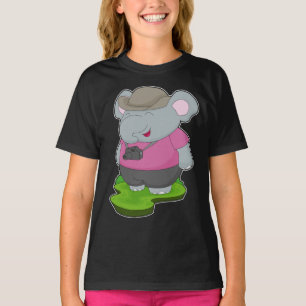 Elefant Photografer Camera T Shirt