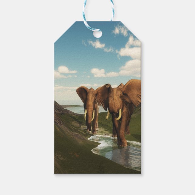 Elefant Presentetikett (Framsidan)