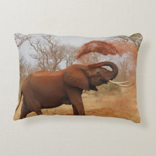 Elefant Prydnadskudde