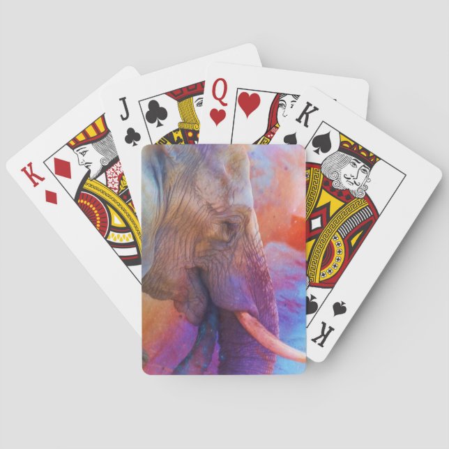 ELEFANT RELEMINERING AV HELIG VATTEN CASINOKORT (Baksidan)