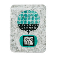 Elefant Rememsing Refrigerator Magnet