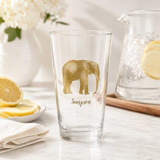 Elefant Safari Skönhet Glaskopp