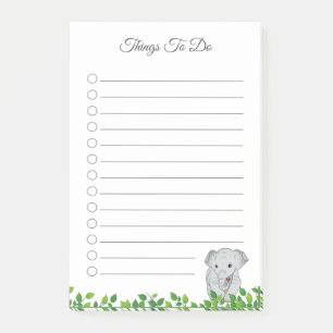 Elefant Saker Att Göra Post-it-lappar Post-it Block