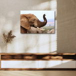 Elefant-scener Canvas Framed<br><div class="desc">African Wildlife Photography from Pathblazer Studios on this product är en påminnelse om perfekten för alla som hade besök i Afrikan för att se Afrikas vilt och alla dess underverk. Vi har en rad originalfoton och anpassningsbar som har skapats för dig, så låt dig se dig omkring i vårt sortiment...</div>