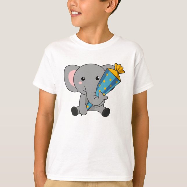 Elefant School Enrollment Day Care Center 2021 T Shirt (Framsida)