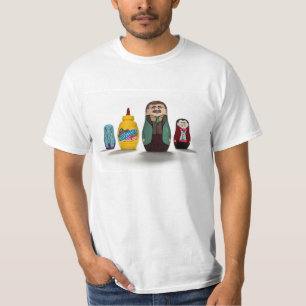 Elefant/senap/Teddy Roosevelt/Dracula skjorta Tee Shirt