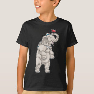 Elefant Sjöman Sjöman hatt T Shirt