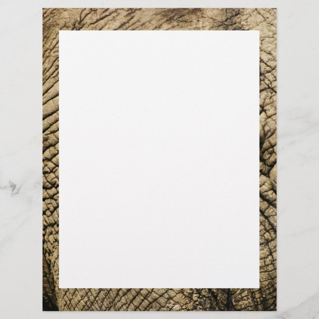 Elefant skin letterhead - veterinärer, resa agent (Framsida)