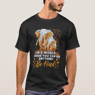 Elefant Slags Citat Stöd Motiverande Inspirati T Shirt
