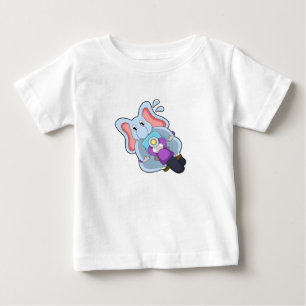Elefant som Biker med motorcykel.PNG T Shirt