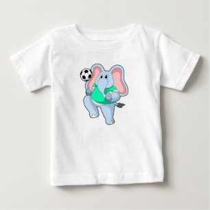 Elefant som fotbollsspelare med fotboll.PNG T Shirt