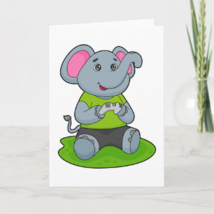 Elefant som spelare kort